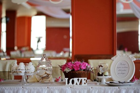 Wedding dining interior design