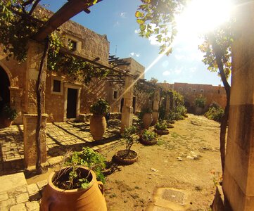 Monastery greece architecture