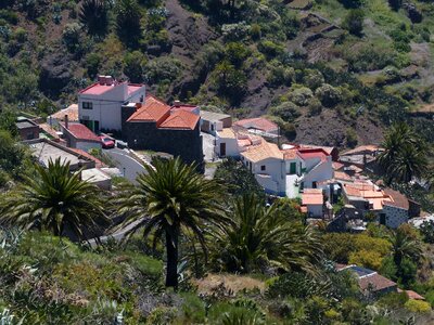 Houses slope steep photo