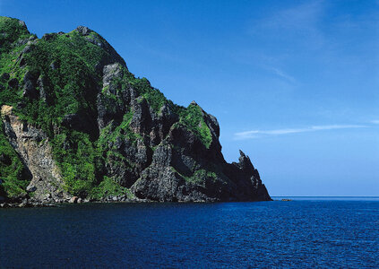 Tropical island view photo