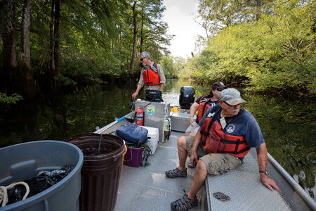 Biologists on Choctawhatchee River -1