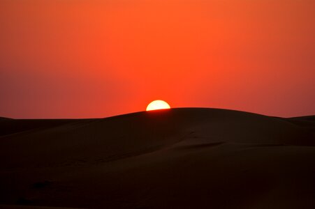 Dunes sun landscape photo