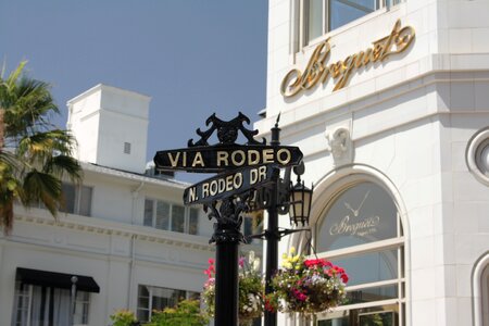 Rodeo drive california usa