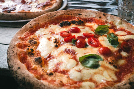 Neapolitan pizza Margherita photo