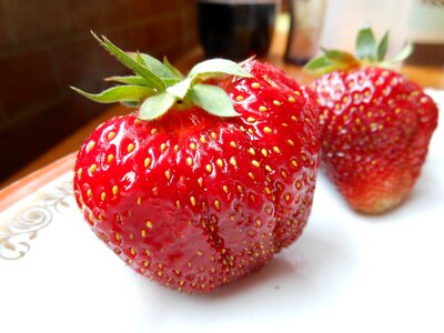 Strawberry summer fruit