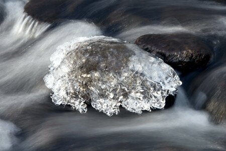 Creek frost ice photo