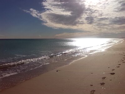 Valencia sunset clouds