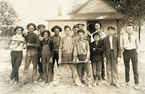 Whipping boy children group photo