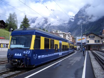 Grindelwald railway station photo