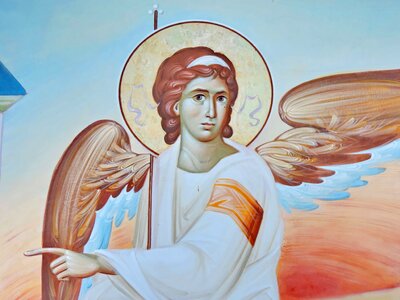 Angel christianity icon photo