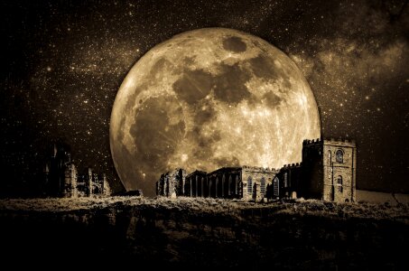 Desolation dramatic castle