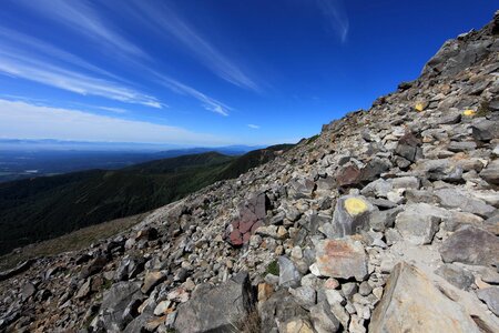 Ascent blue sky glacier photo