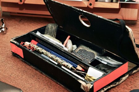 Box cardboard pencil