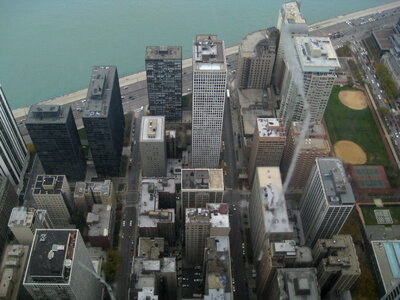 Chicago View From Top photo