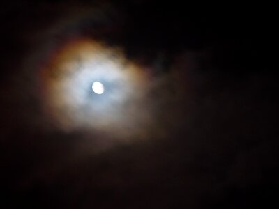 Clouds moon 