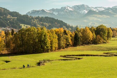 Bach mountains autumn