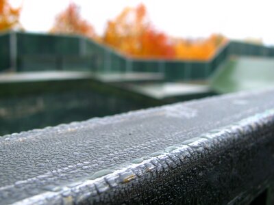 Facility autumn railing
