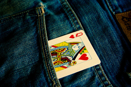 Queen Card In Pocket photo
