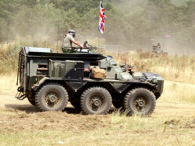 Vehicle show armed