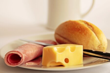 Ham baked goods loaf photo