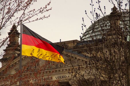 City house facade germany photo