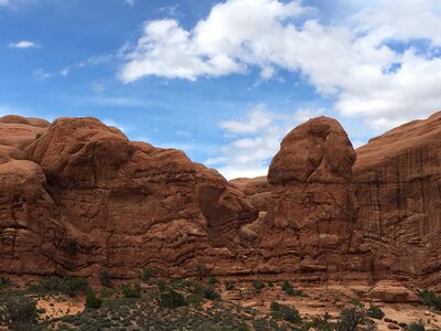 Beautiful Rock Formations in Arches National Park photo