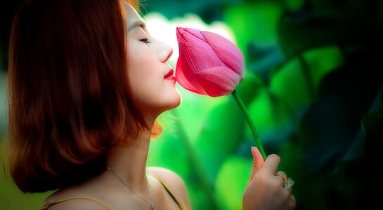 Beautiful Photo flower photo model