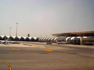 Suvarnabhumi International Airport near Bangkok, Thailand photo