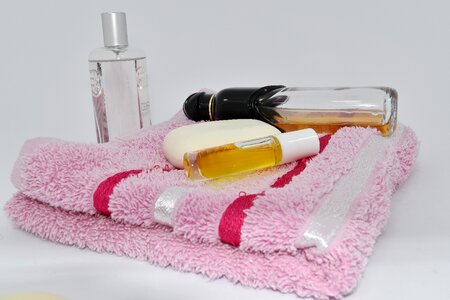 Hygiene aromatherapy towel photo