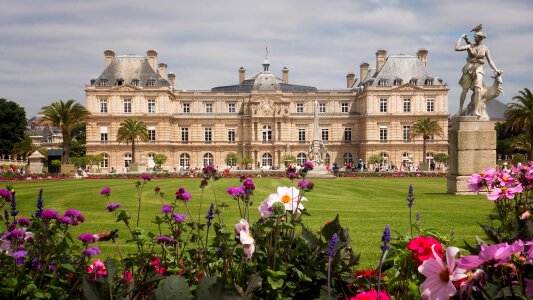 Paris Luxembourg Palace Building Historic photo