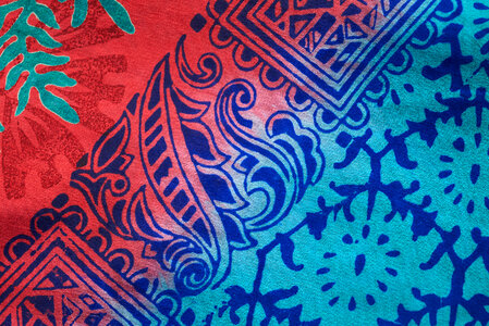 Colorful Sari Fabric photo