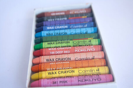 Kids Crayons Box photo