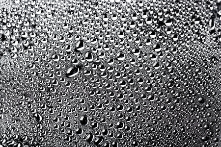 Light gray water drops background photo