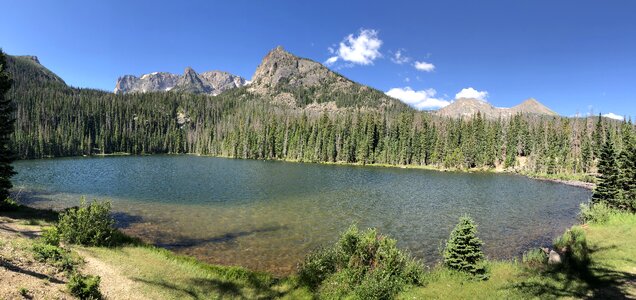 Calm lakeside national park