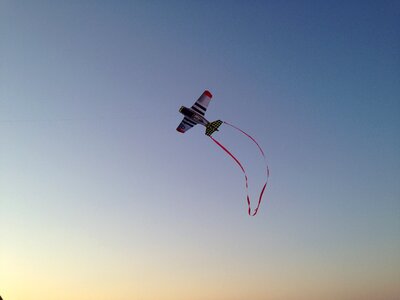 Flying plane fun photo