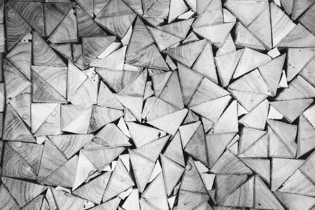 Triangular pattern stacked photo