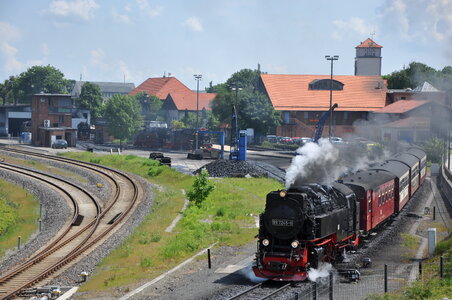 German steam engine No.15 photo