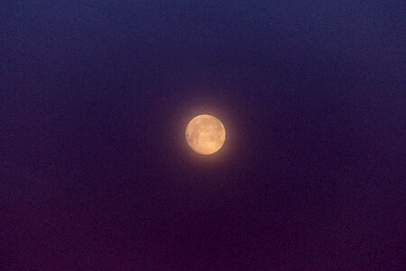 Foggy full moon moonlight photo