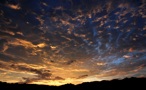 Dramatic Skies with clouds during Dusk and Sunset photo