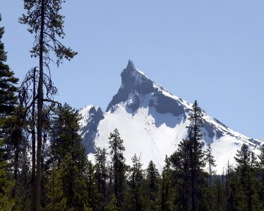 Usa snow caped scenery photo