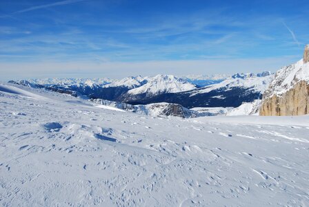 Dome winter landscape