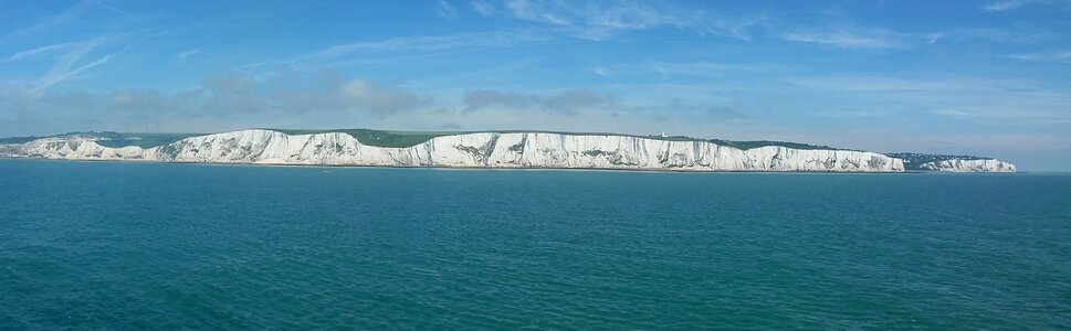 Panorama england white cliffs photo