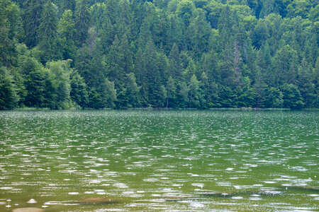 Summer Rain Over the Lake photo