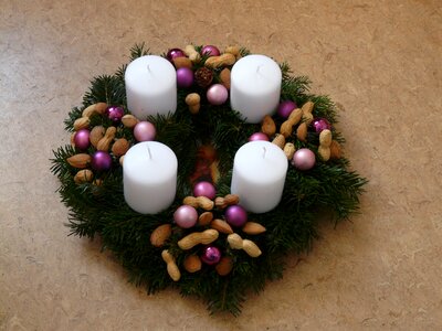 Advent arrangement deco photo