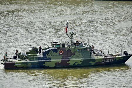 Frigate military patrol boat