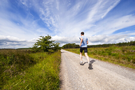 Runner on the Road, Healthy Lifestyle photo