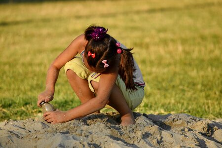 Playful fun girl