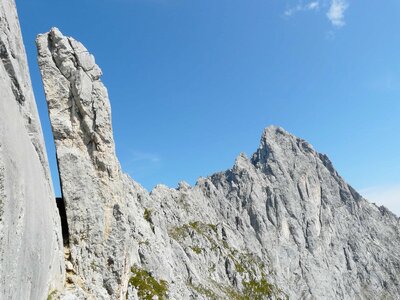 Ascent cliff climb photo