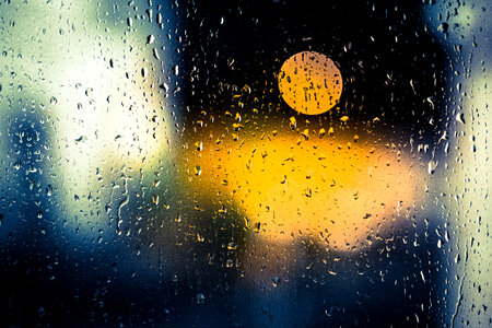 Window Rain Drops photo