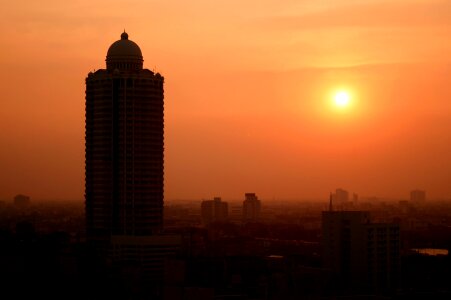 Warm Sun Over Sleeping City photo